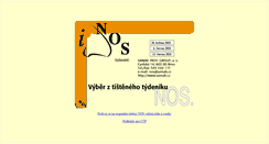 Desktop Screenshot of i-nos.cz