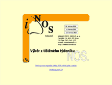 Tablet Screenshot of i-nos.cz